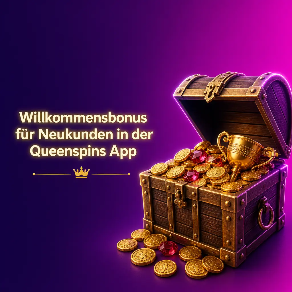 Queenspins App Willkommensbonus: Sportwetten- oder Casino-Bonus mit Freispielen für Neukunden nach erster Einzahlung wählen.